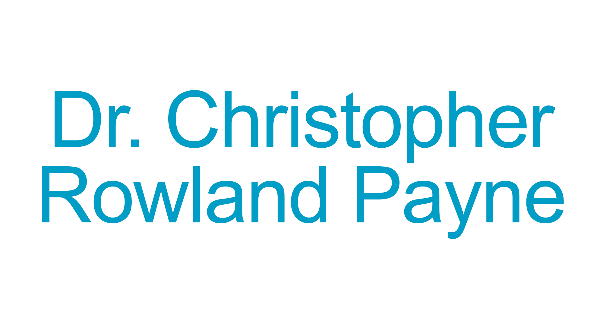 Dr. Christopher Rowland Payne - Logo