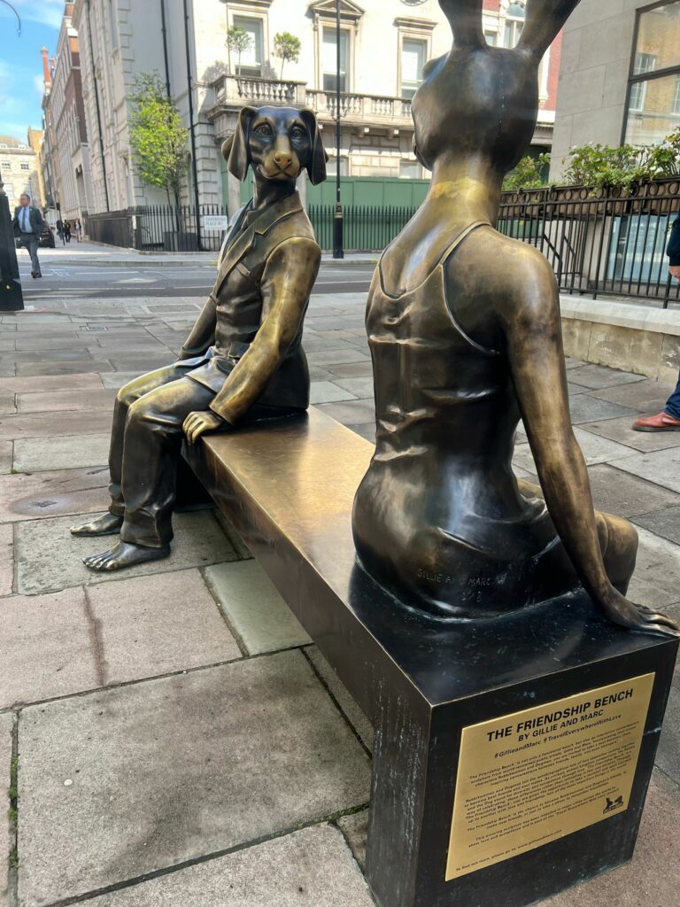 New ‘Friends Forever Bench’ Installed on Harley Street