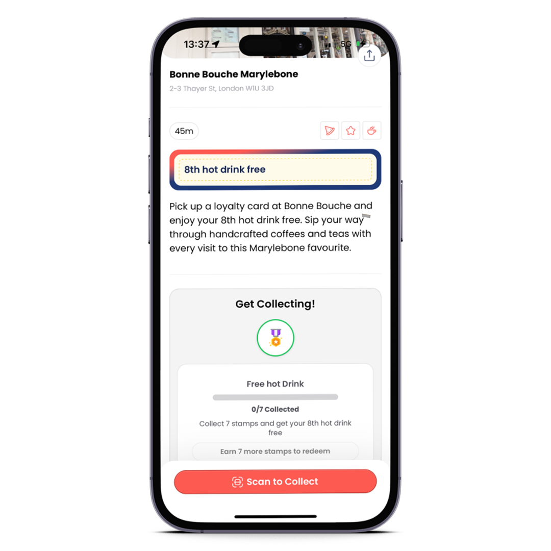 Loyalty App Screen